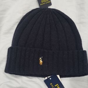Blue Polo beanie